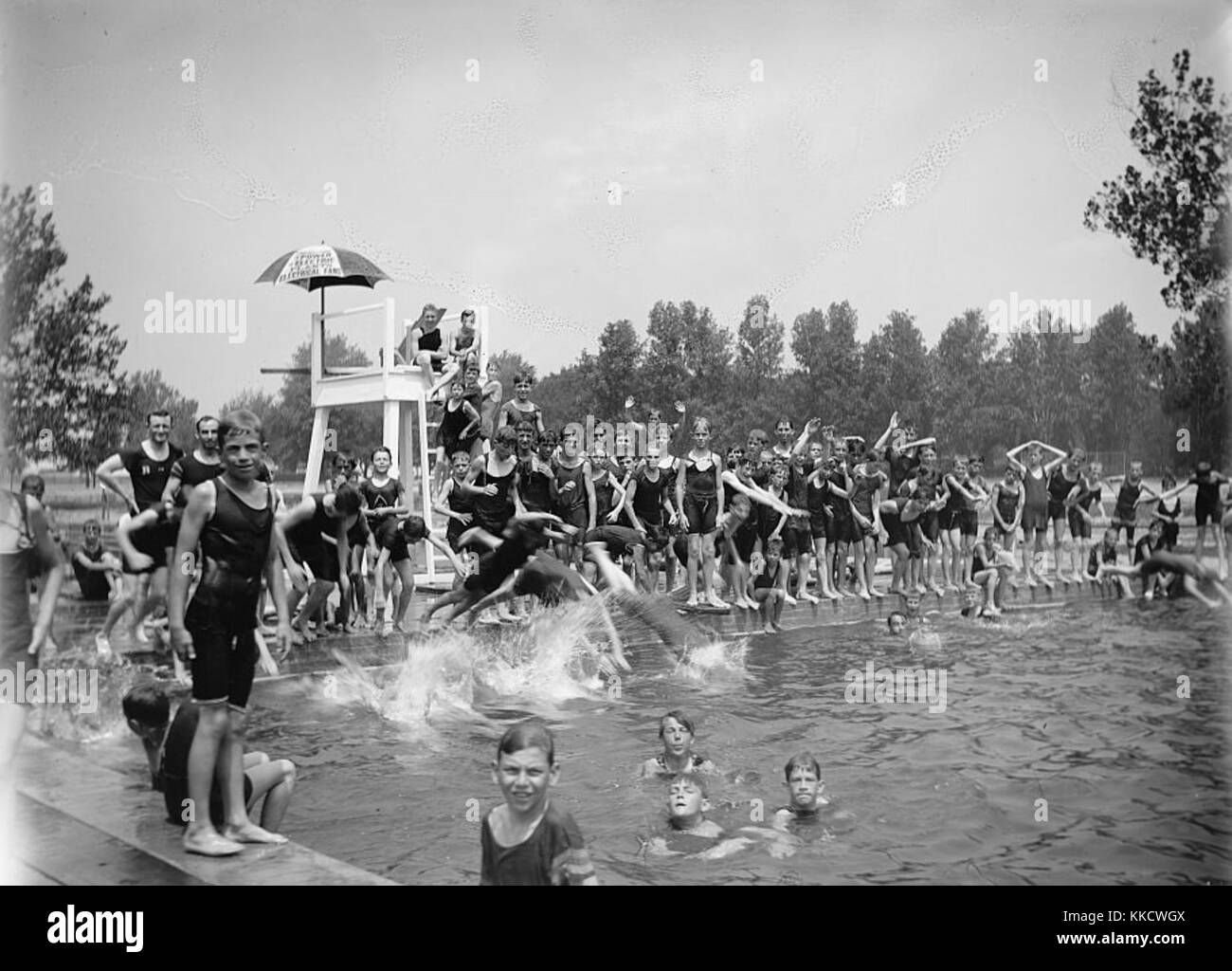 Bathing Beach & Pool, Wash., D.C Stock Photo Alamy
