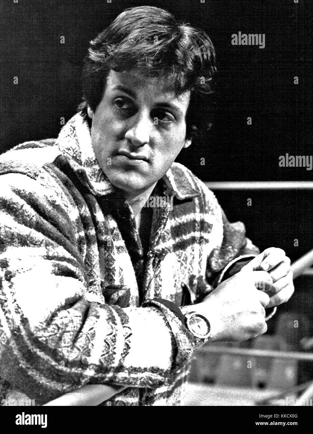 Sylvester Stallone - 1977 Stock Photo