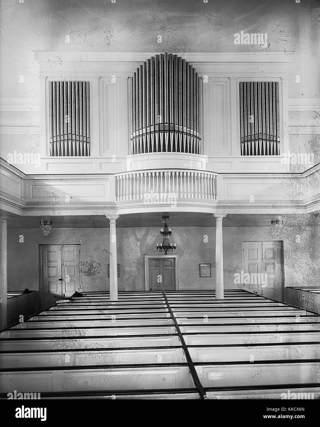 Organ, Christ Church, Alexandria, Va. Stock Photo