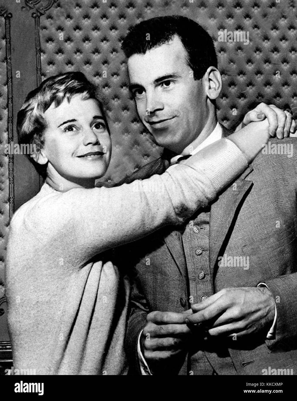 Maximilian and Maria Schell - 1959 Stock Photo