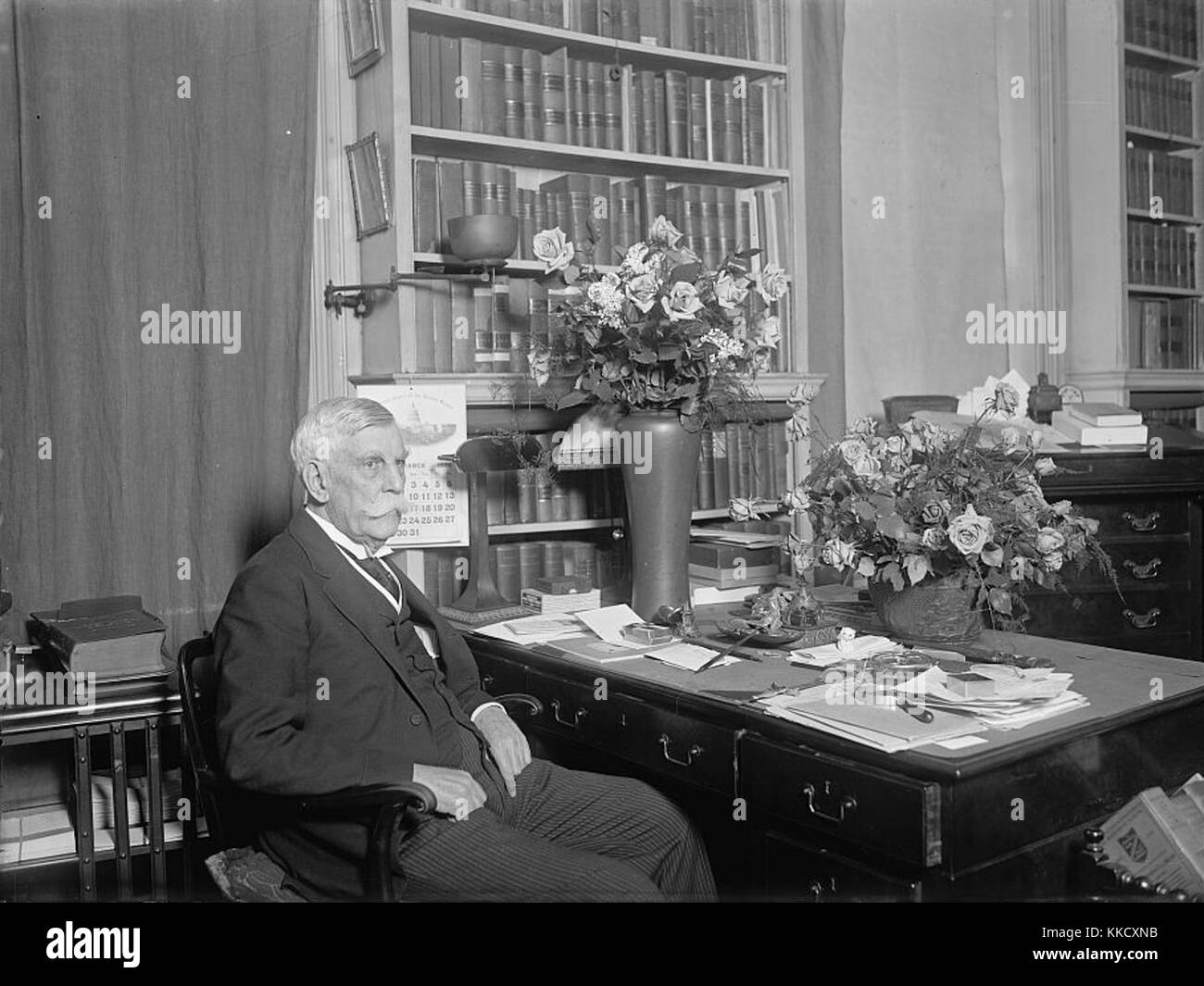 Justice Oliver Wendell Holmes on 85th birthday Stock Photo Alamy