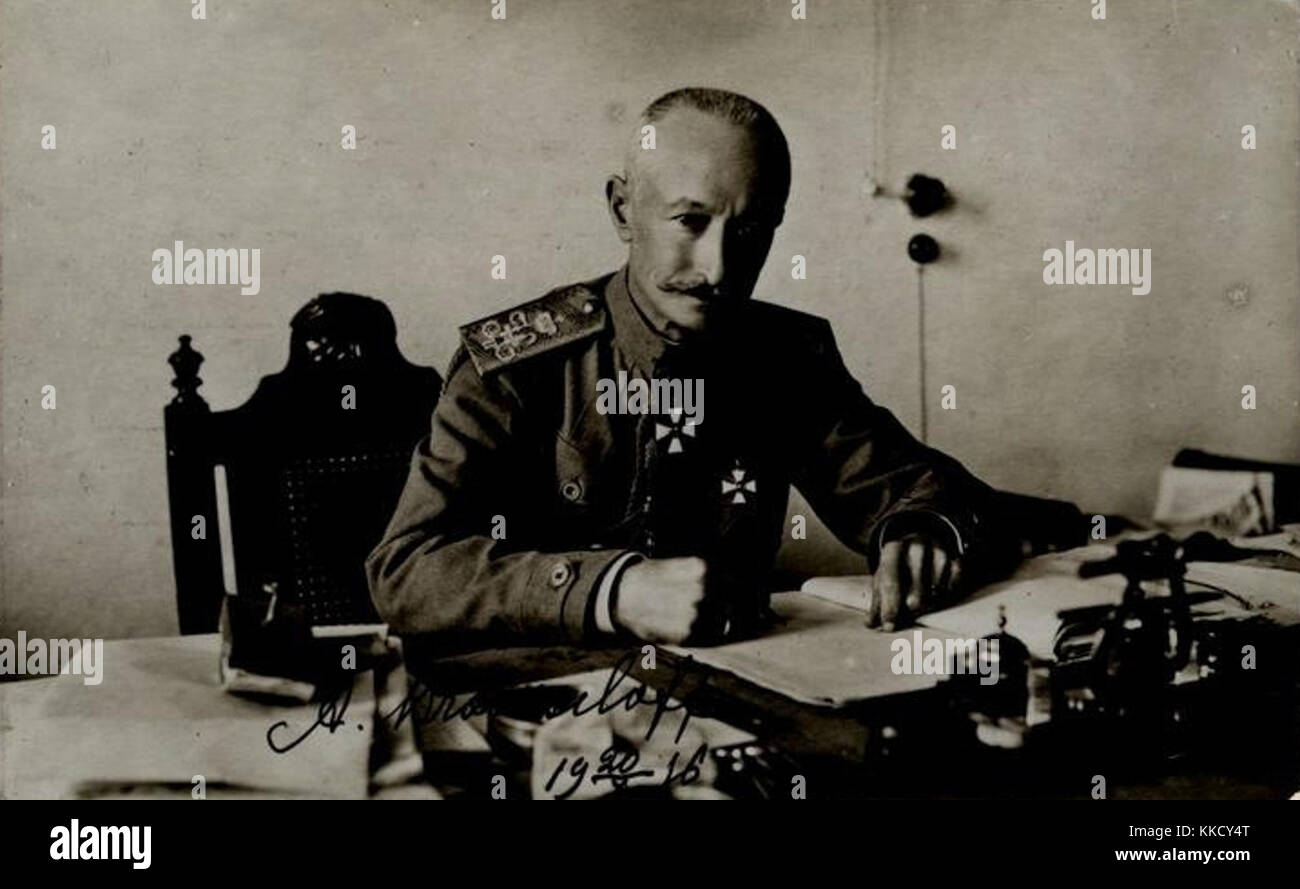 Aleksei Brusilov in 1916 Stock Photo - Alamy