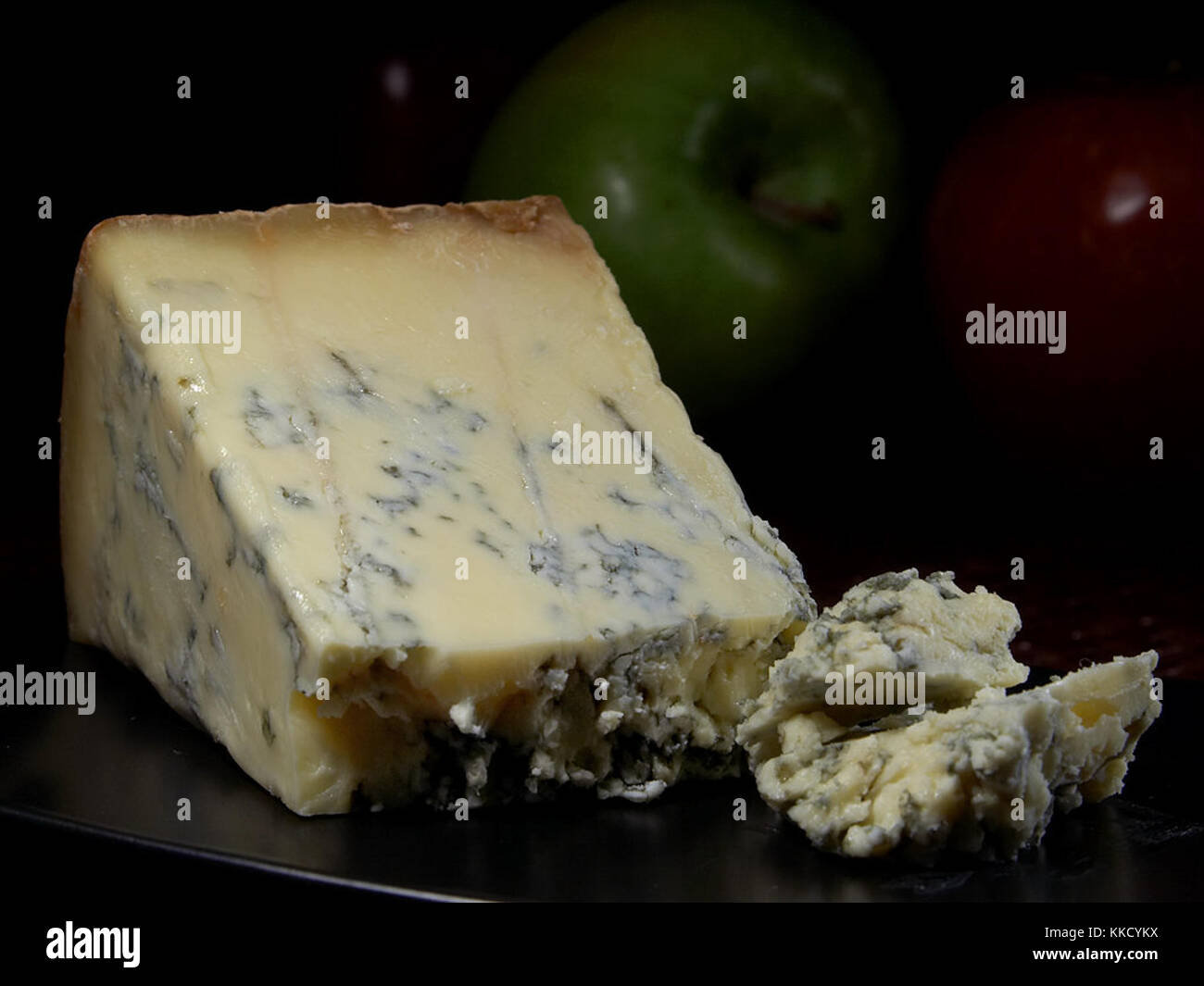 Blue Stilton cheese Stock Photo Alamy