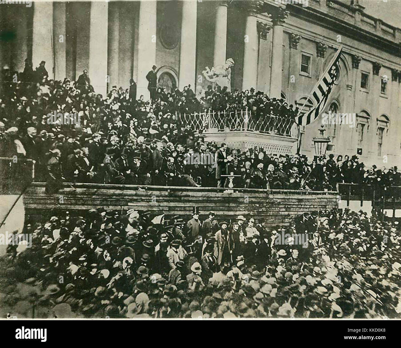 Abraham lincolns inaugural address in hi-res stock photography and ...
