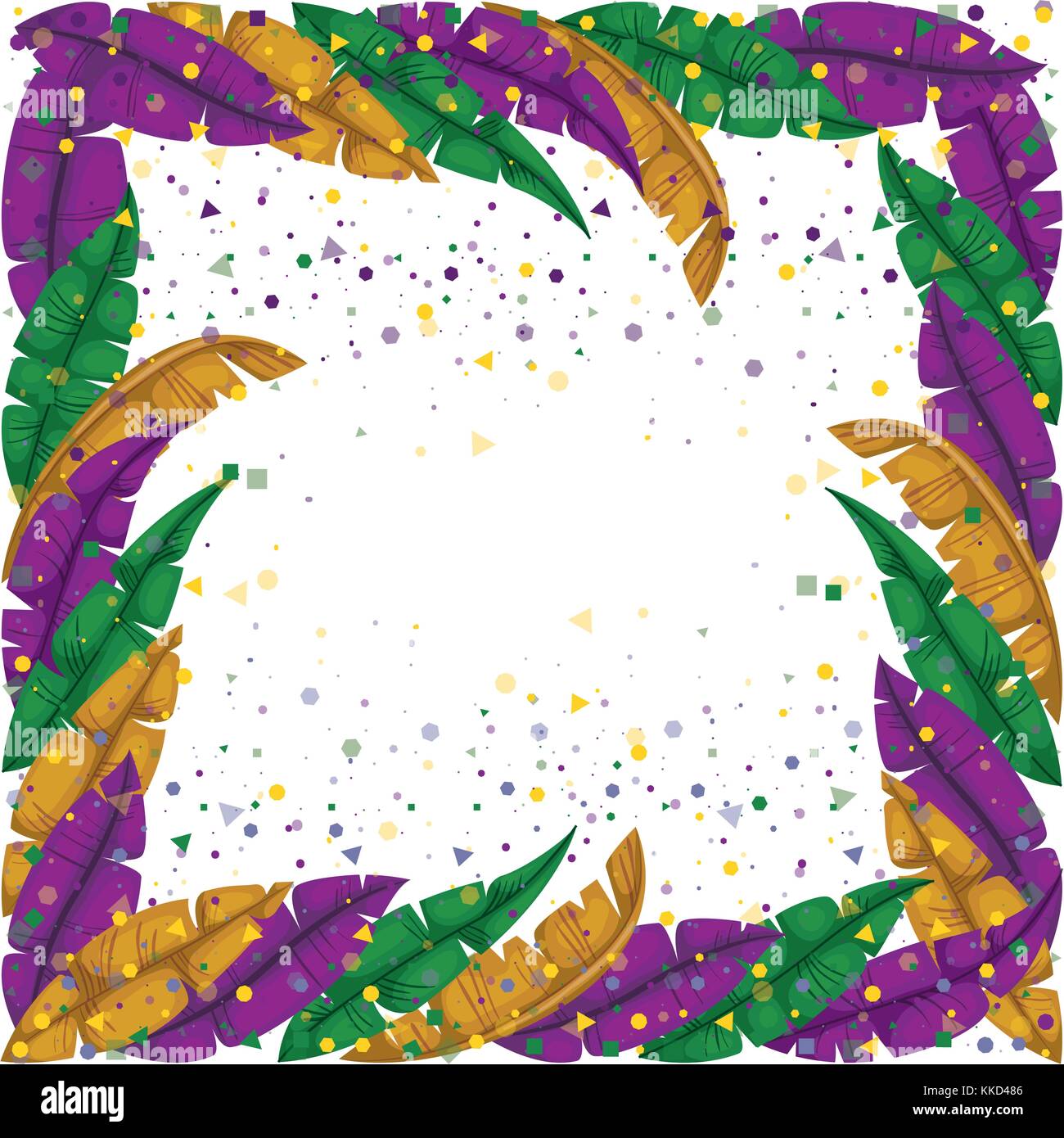 mardi gras confetti headband