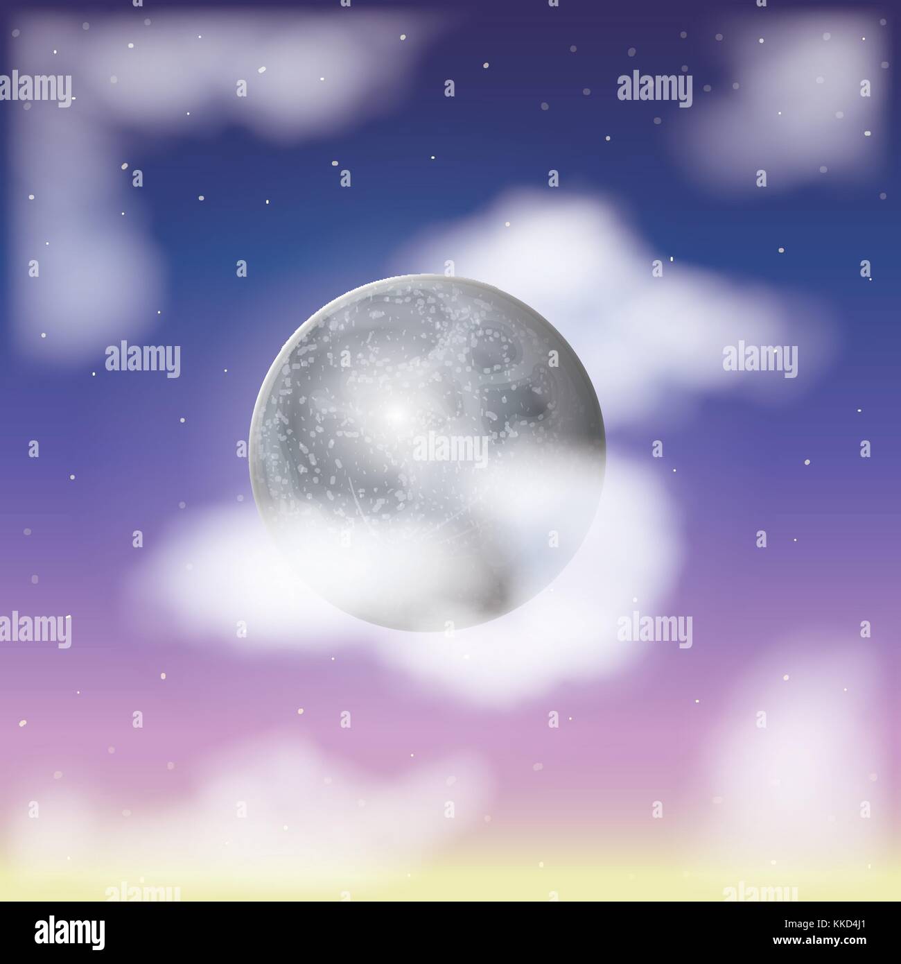 Nightly scene background moon hi-res stock photography and images - Alamy