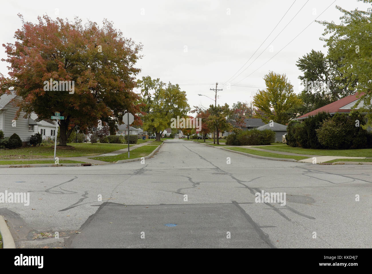 Once A Golf Course This Suburban Neighborhood Willowick Is Located On The Outskirts Of Cleveland Ohio Usa Stock Photo Alamy