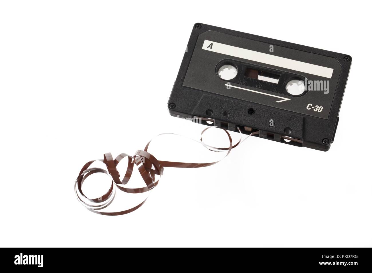 reel of audio cassette Stock Photo - Alamy