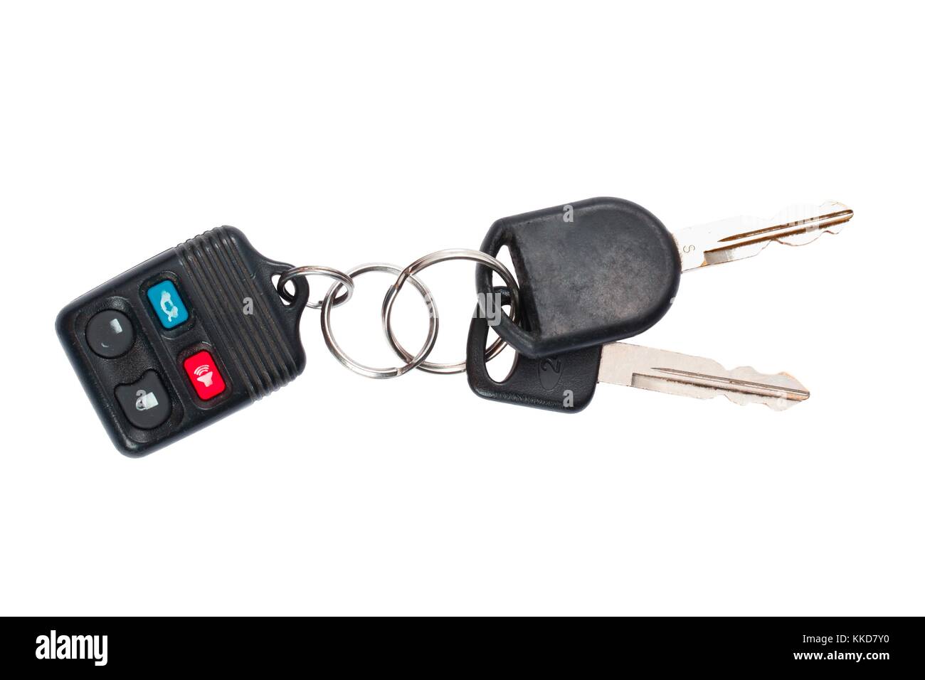 car keys with remote control Stock Photo Alamy