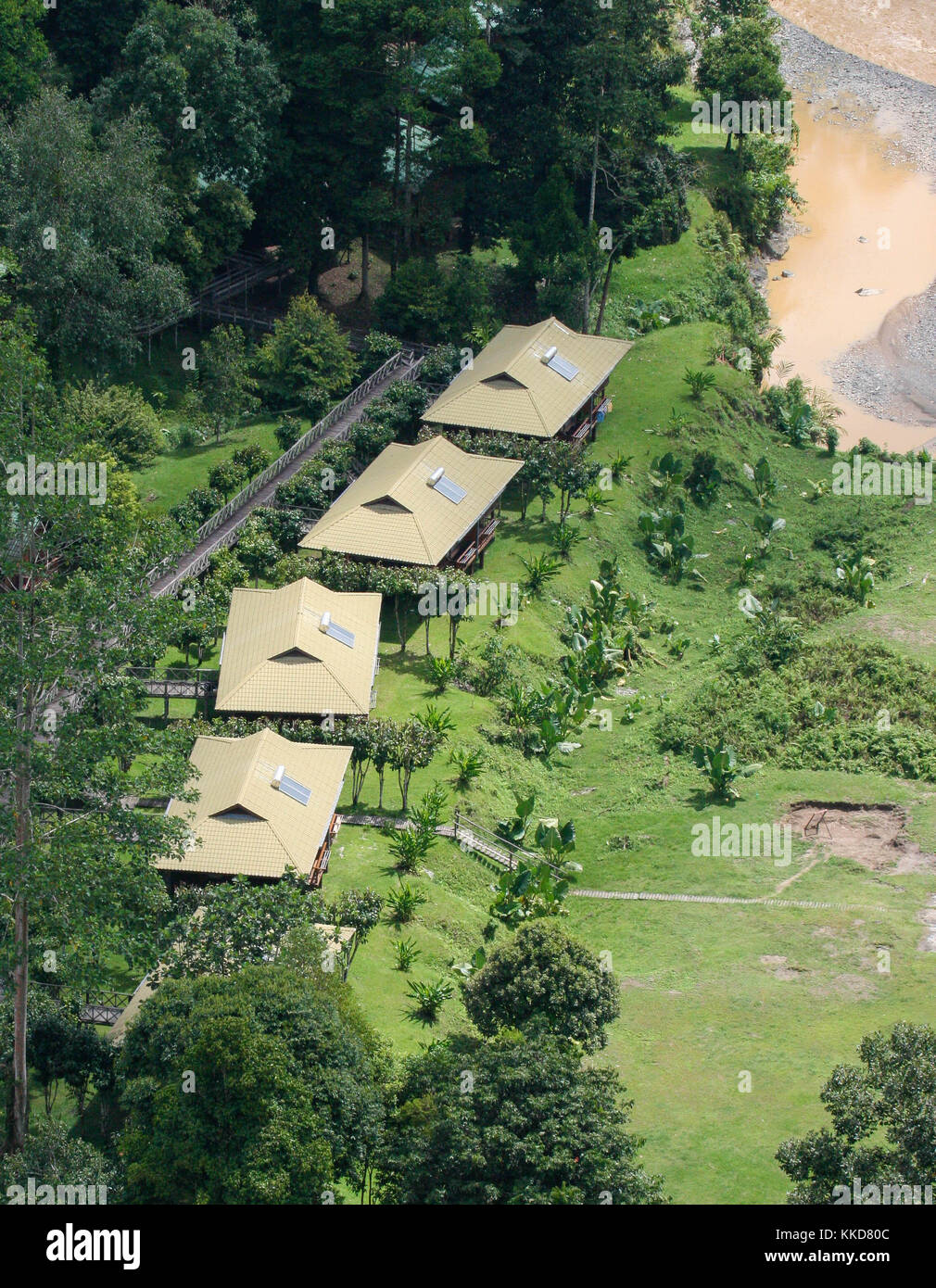 The Danum Valley resort, Sabah (Borneo), Malaysia Stock Photo