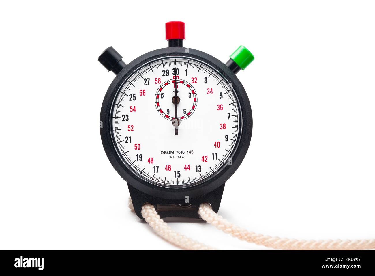 close up image of a stopwatch with rope Stock Photo - Alamy