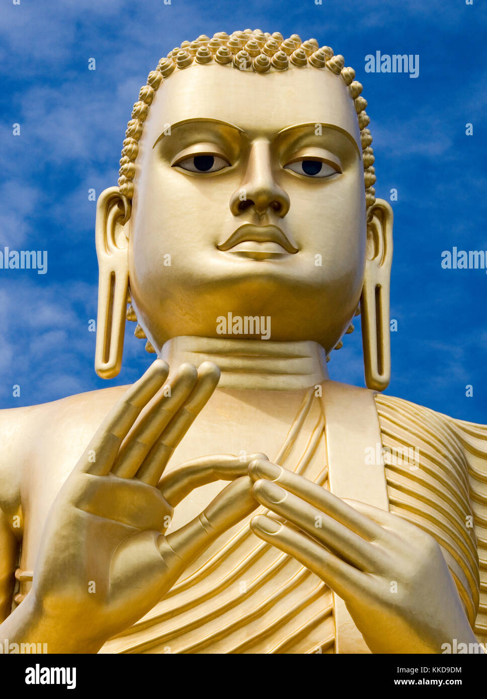 Giant Buddha statue at Dambulla in the Cultural Triangle in Sri Lanka
