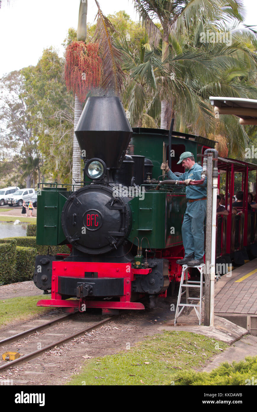 An iconic Bundaberg steam train attraction the Australian Sugar Cane