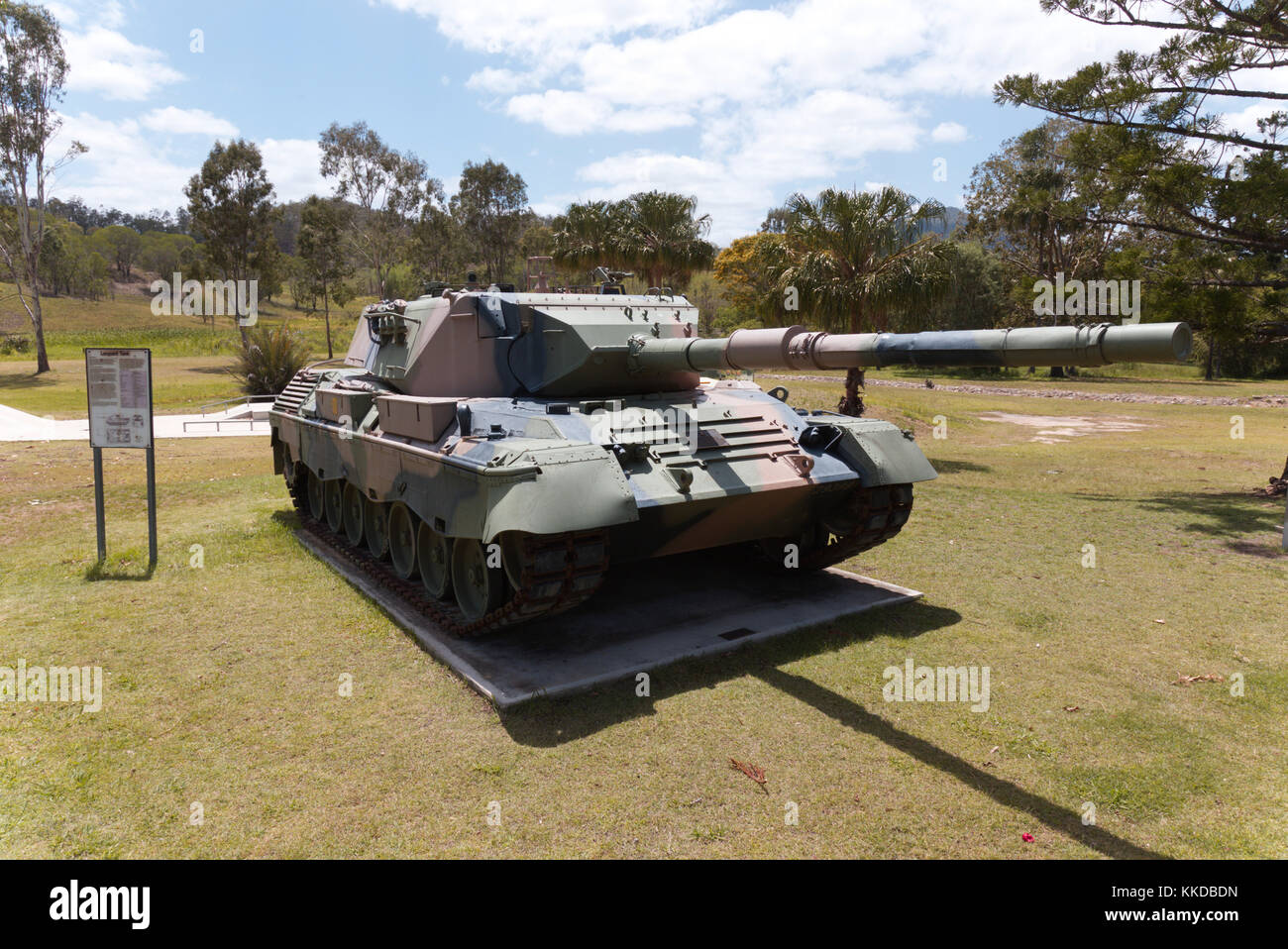 Mount Perry is one of only six Queensland towns to be granted a Leopard tank. Stock Photo