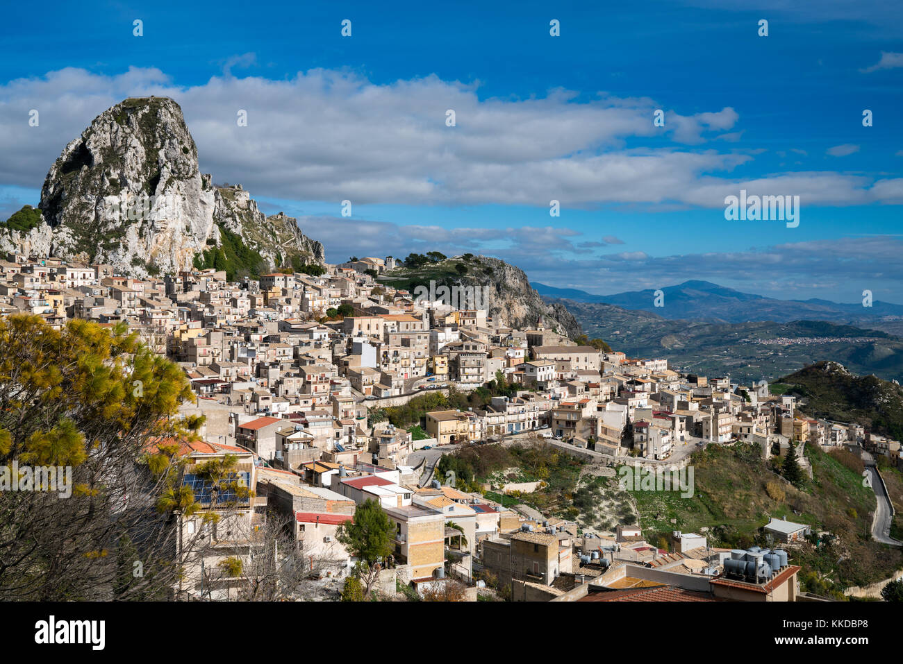 Caltabellotta,Agrigento,Sicily,Italy,11.28.2017. Stock Photo