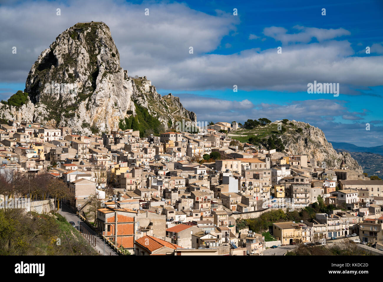 Caltabellotta,Agrigento,Sicily,Italy,11.28.2017. Stock Photo