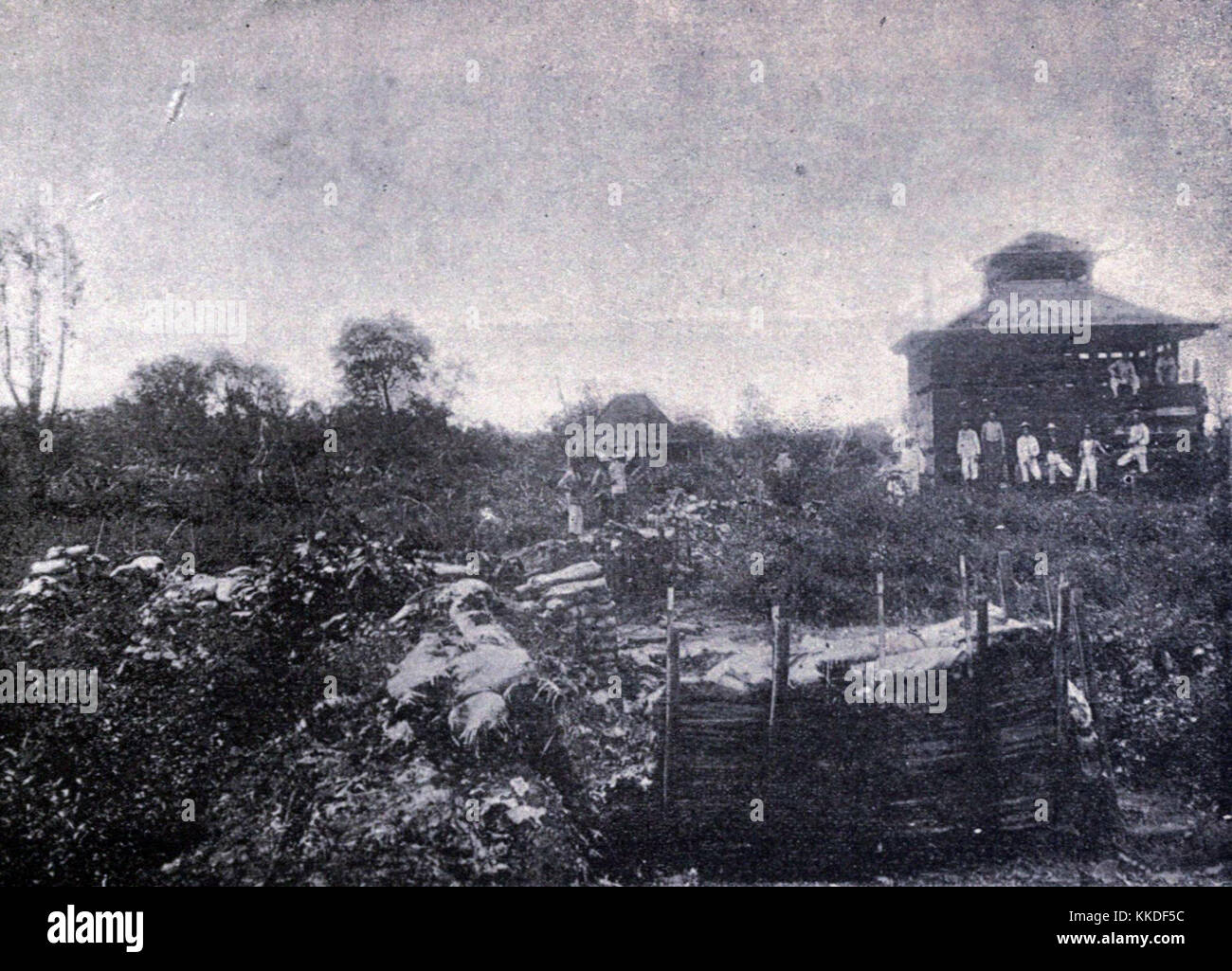 Blockhouse no. 14, Manila, 1899 Stock Photo Alamy
