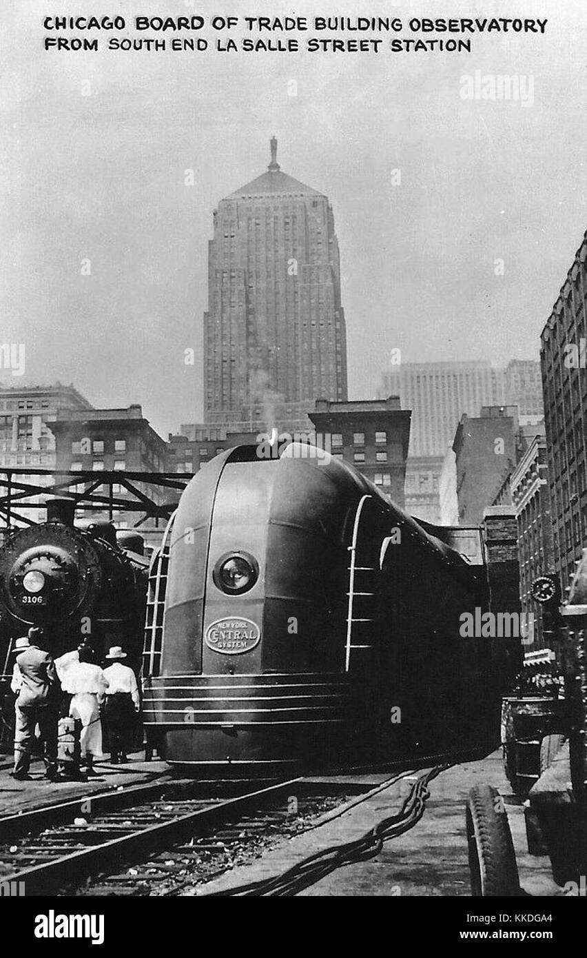 Chicago LaSalle Street station and New York Central Mohawk