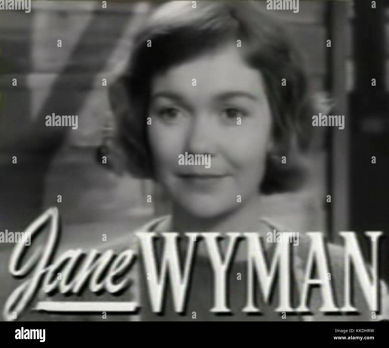 Jane Wyman in Johnny Belinda trailer Stock Photo