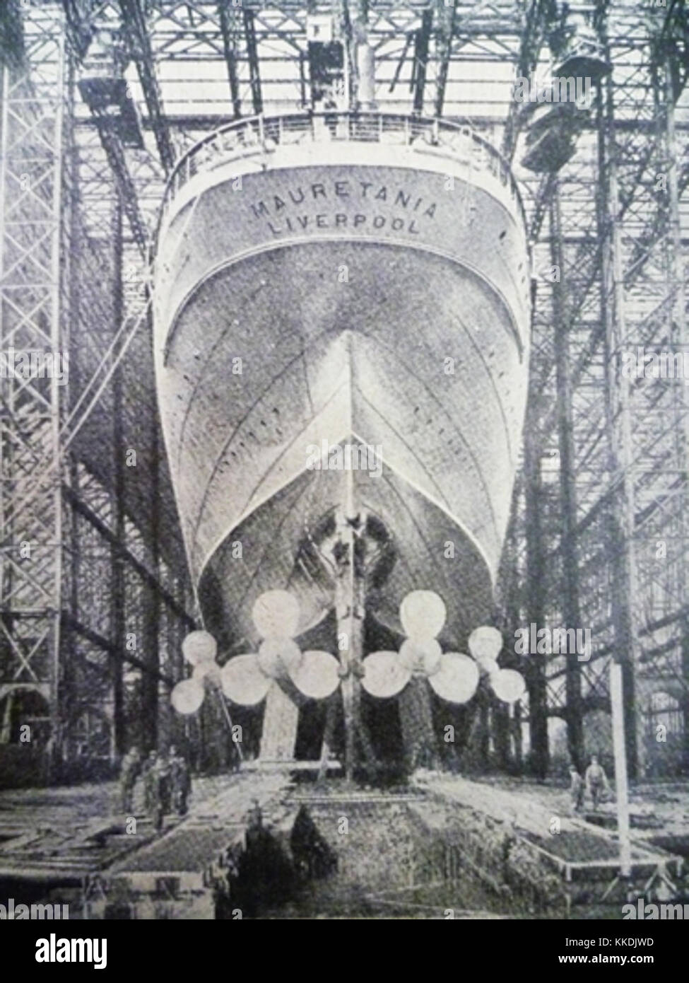 Mauritania %%28ship%%29 %%28between 1906 and 1914%%29 Stock Photo
