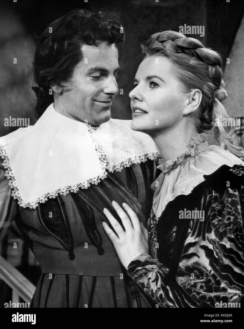 Maximilian Schell Patricia Cutts Three Musketeers 1960 Stock Photo