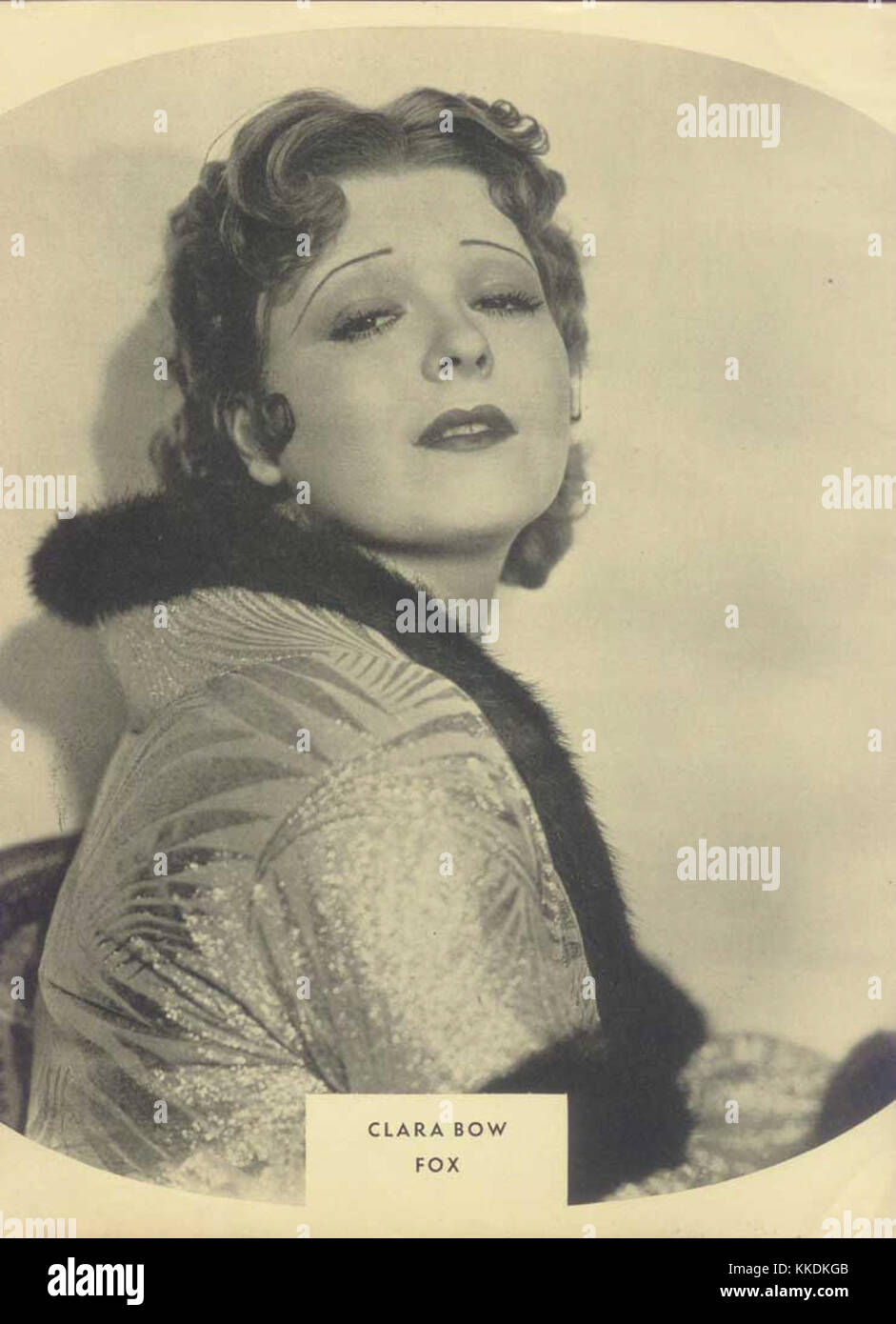 Clara Bow Argentinean Magazine AD Stock Photo - Alamy