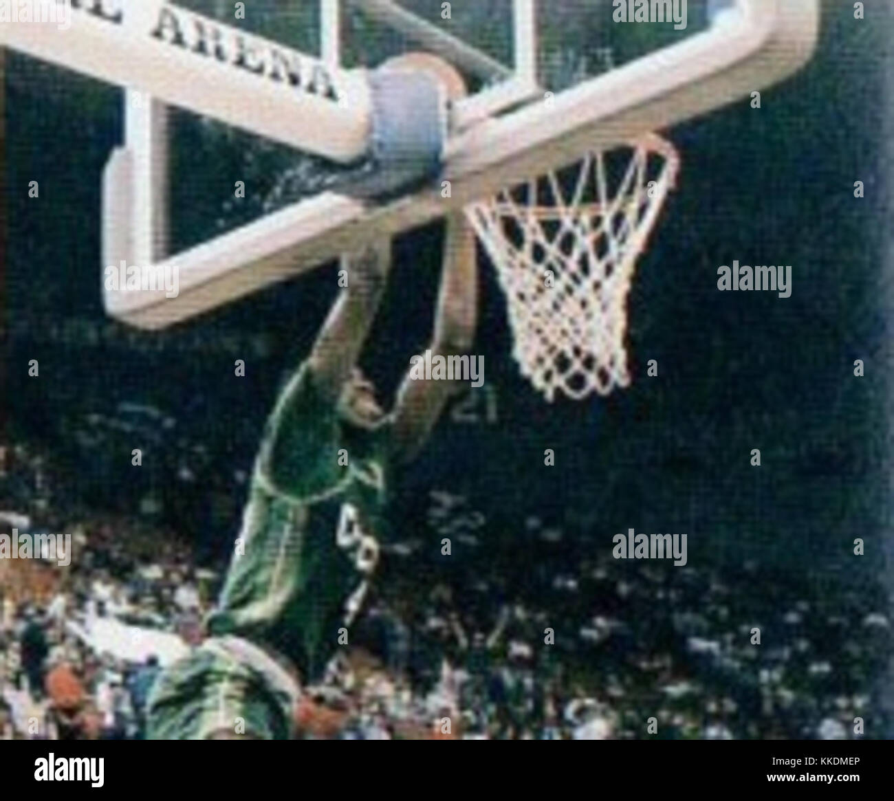 Shawn Kemp Concord High School 1988 Stock Photo Alamy