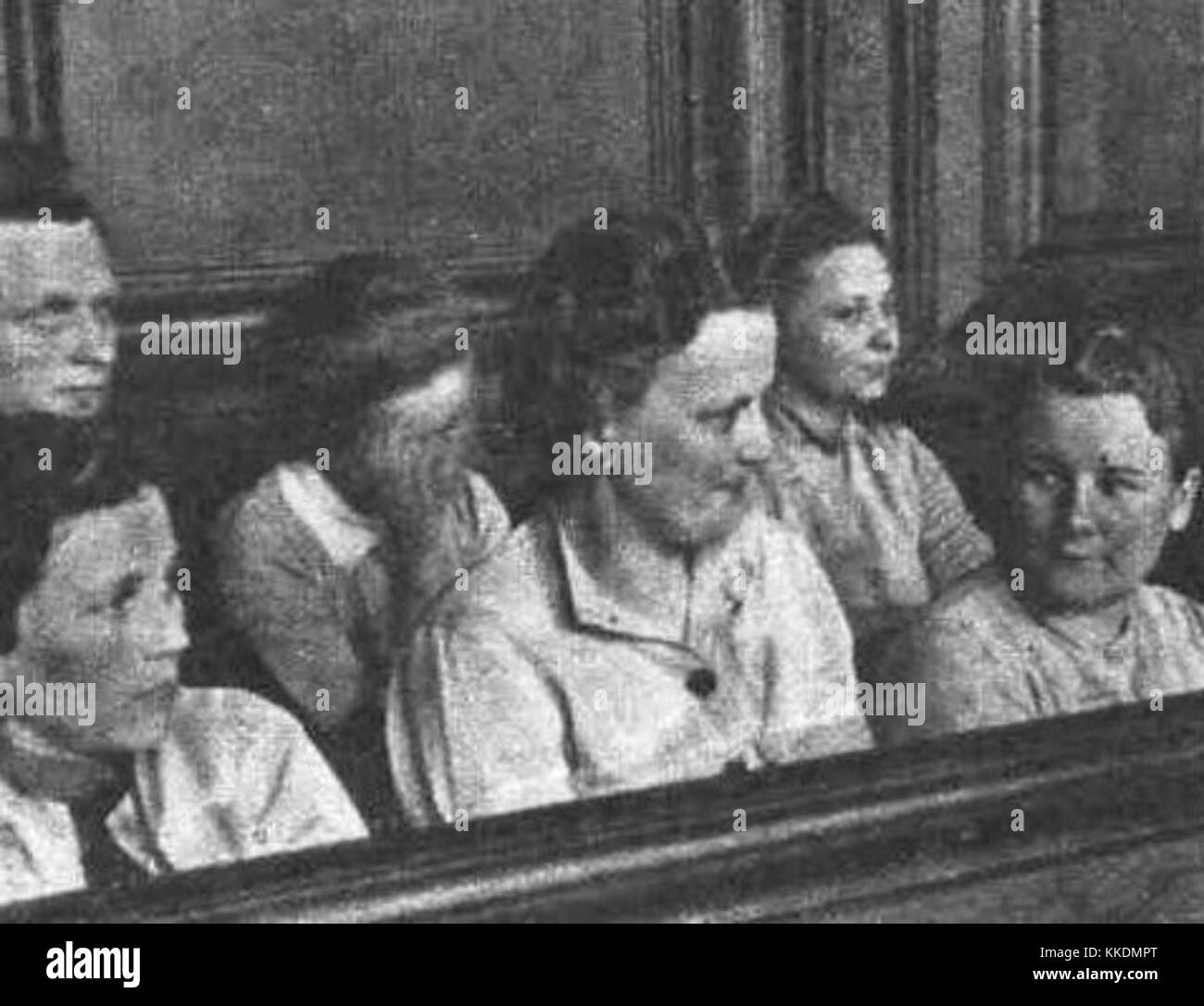 Stutthof female SS guards trial Stock Photo