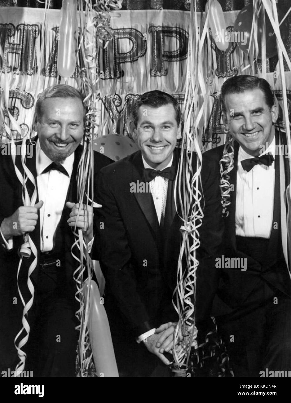 Tonight Show cast New Years Eve 1962 Stock Photo Alamy