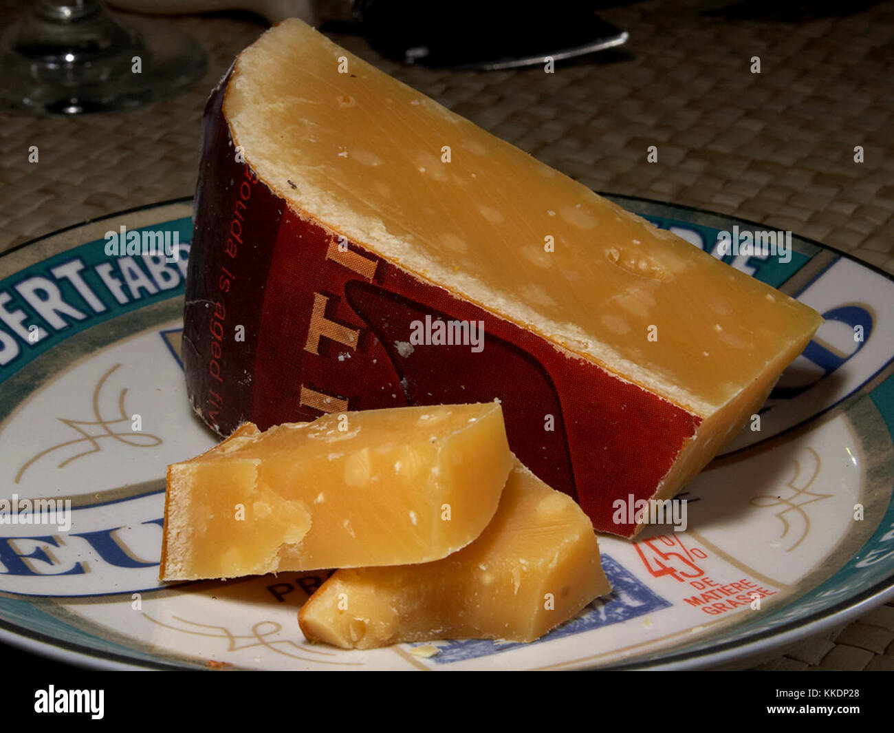 Aged Gouda cheese Stock Photo Alamy