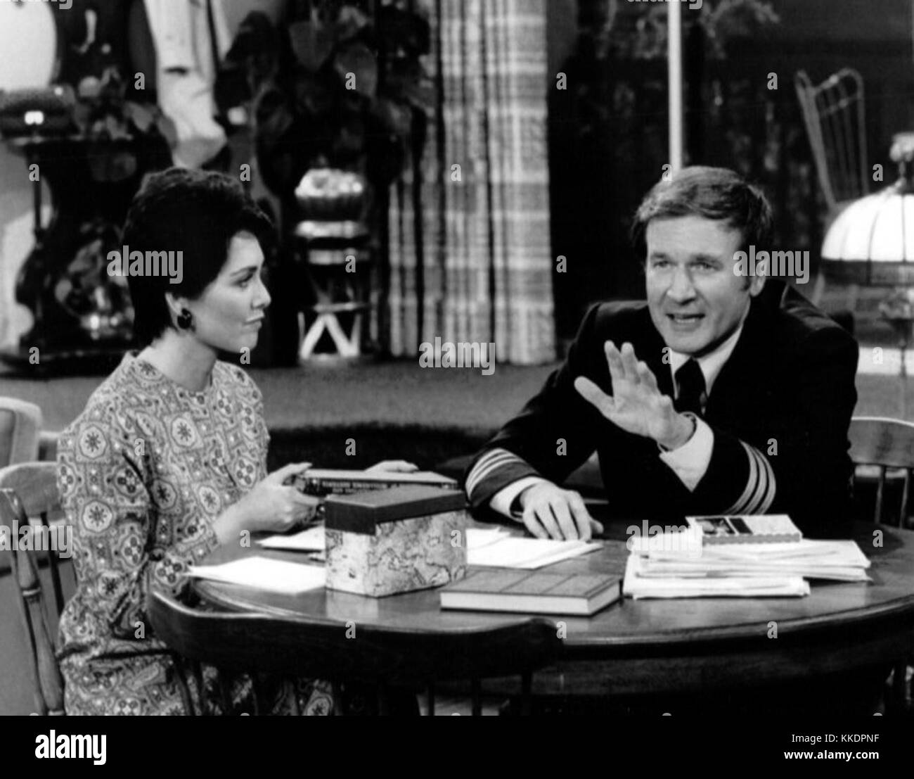 Bob Newhart Show Suzanne Pleshette Bill Daily 1973 Stock Photo