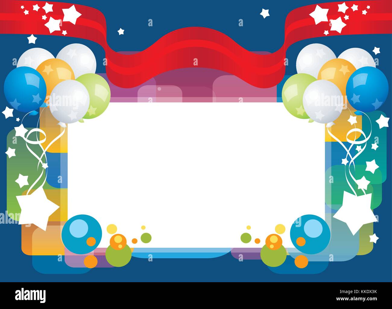 Holiday background, greeting card, empty textbox Stock Vector