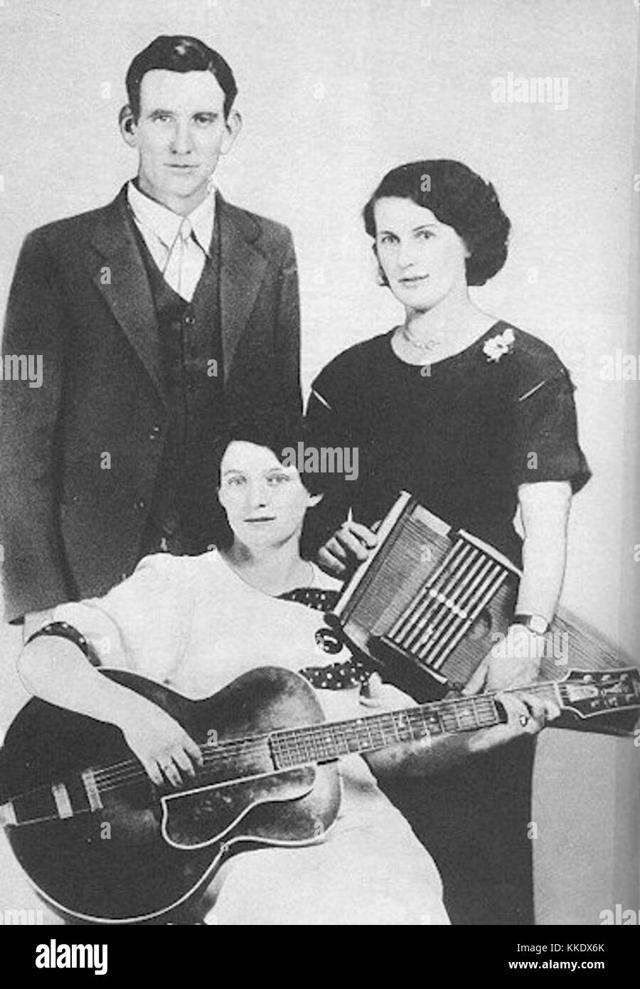 Carter Family 1927 Stock Photo