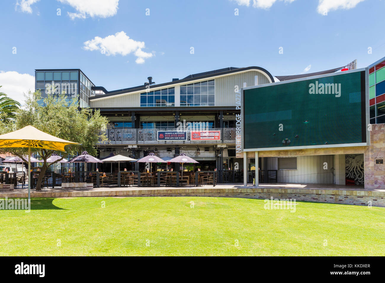 Northbridge Brewing Company brewery restaurant overlooking grassed