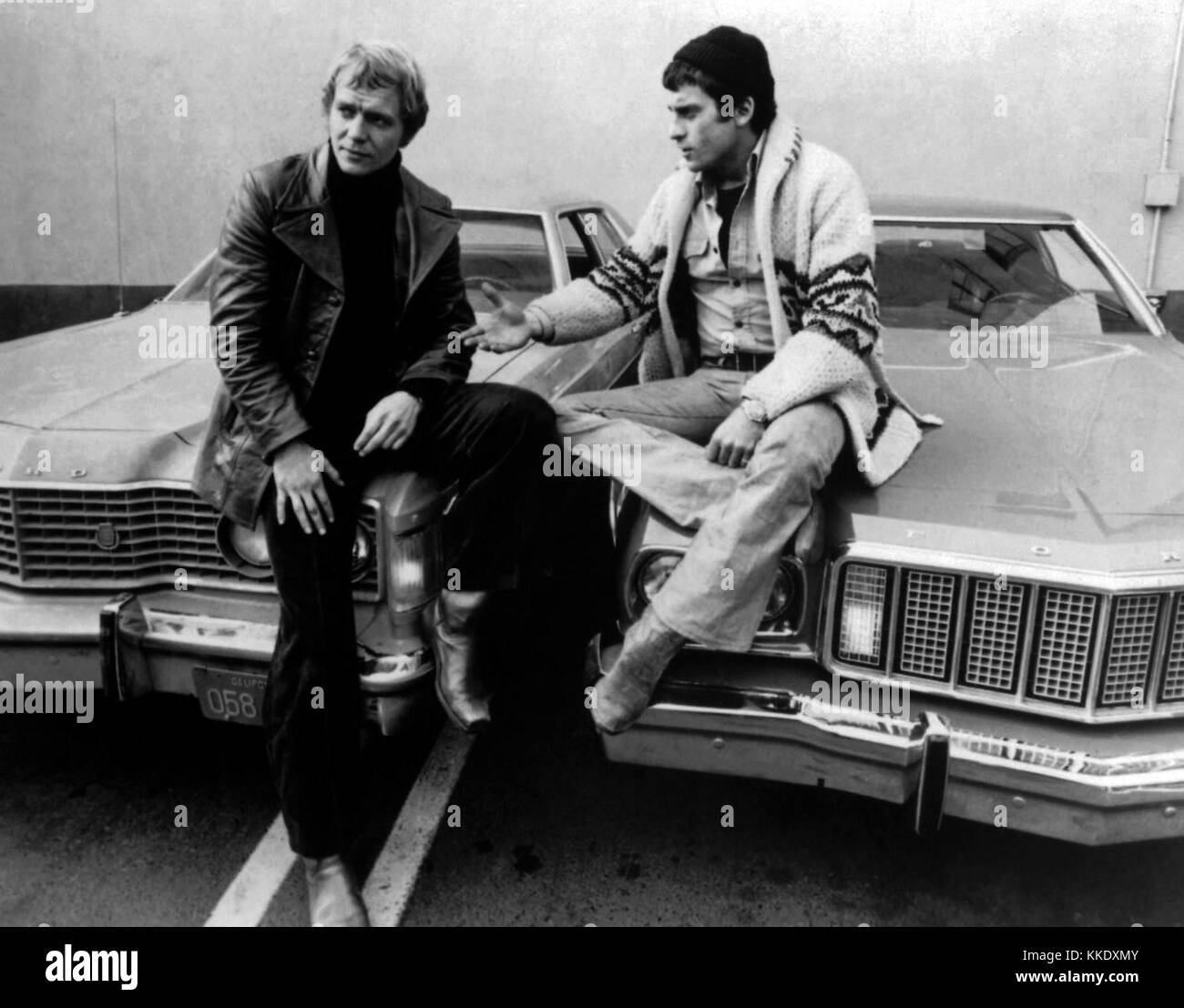 David Soul Paul Michael Glaser Starsky and Hutch 1975 Stock Photo