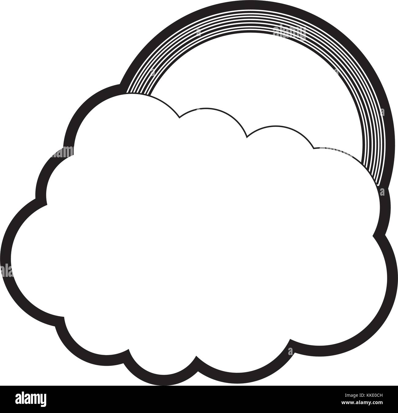sun and clouds icon Stock Vector Image & Art - Alamy