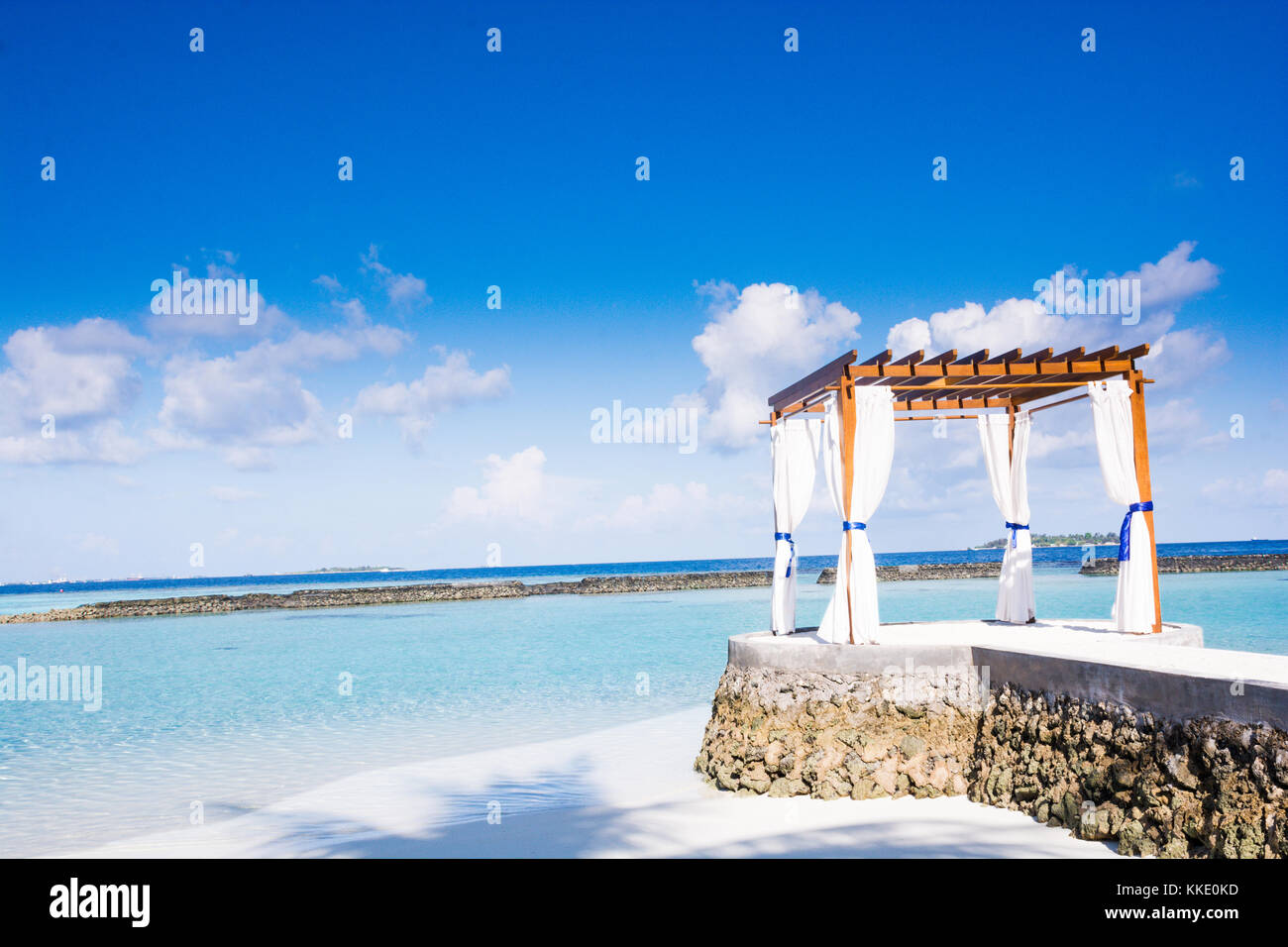 Bandos Island Resort Spa Maldives Stock Photo - Alamy