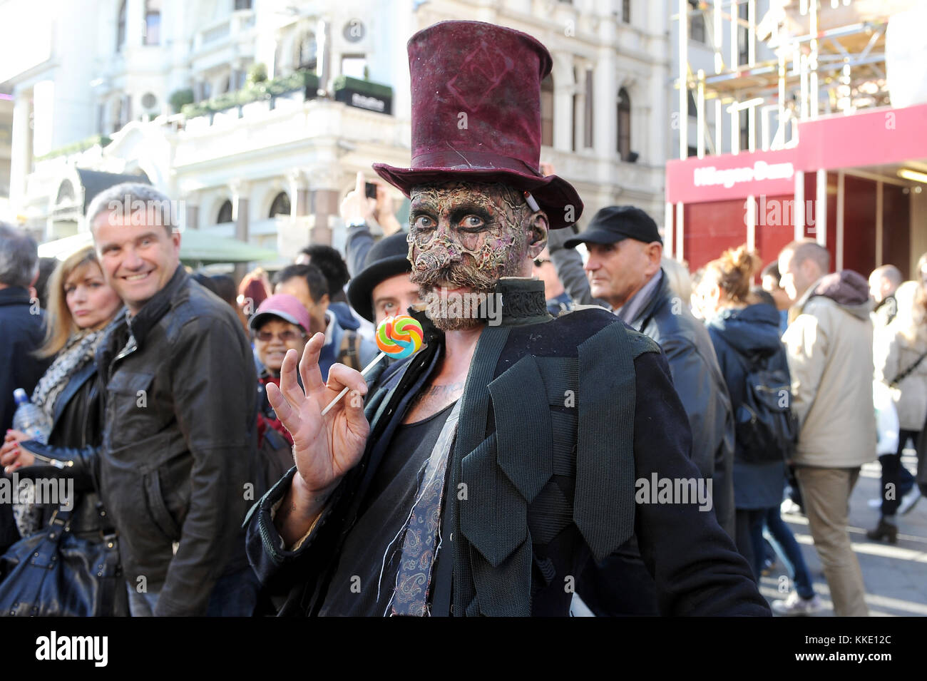 The annual World Zombie Day, Leicester Square, London. 11th October