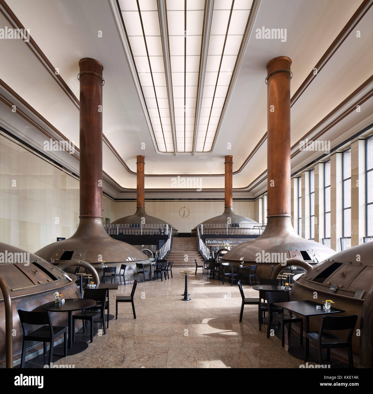 General view from the entrance of the Brew House. Kindl Centre For