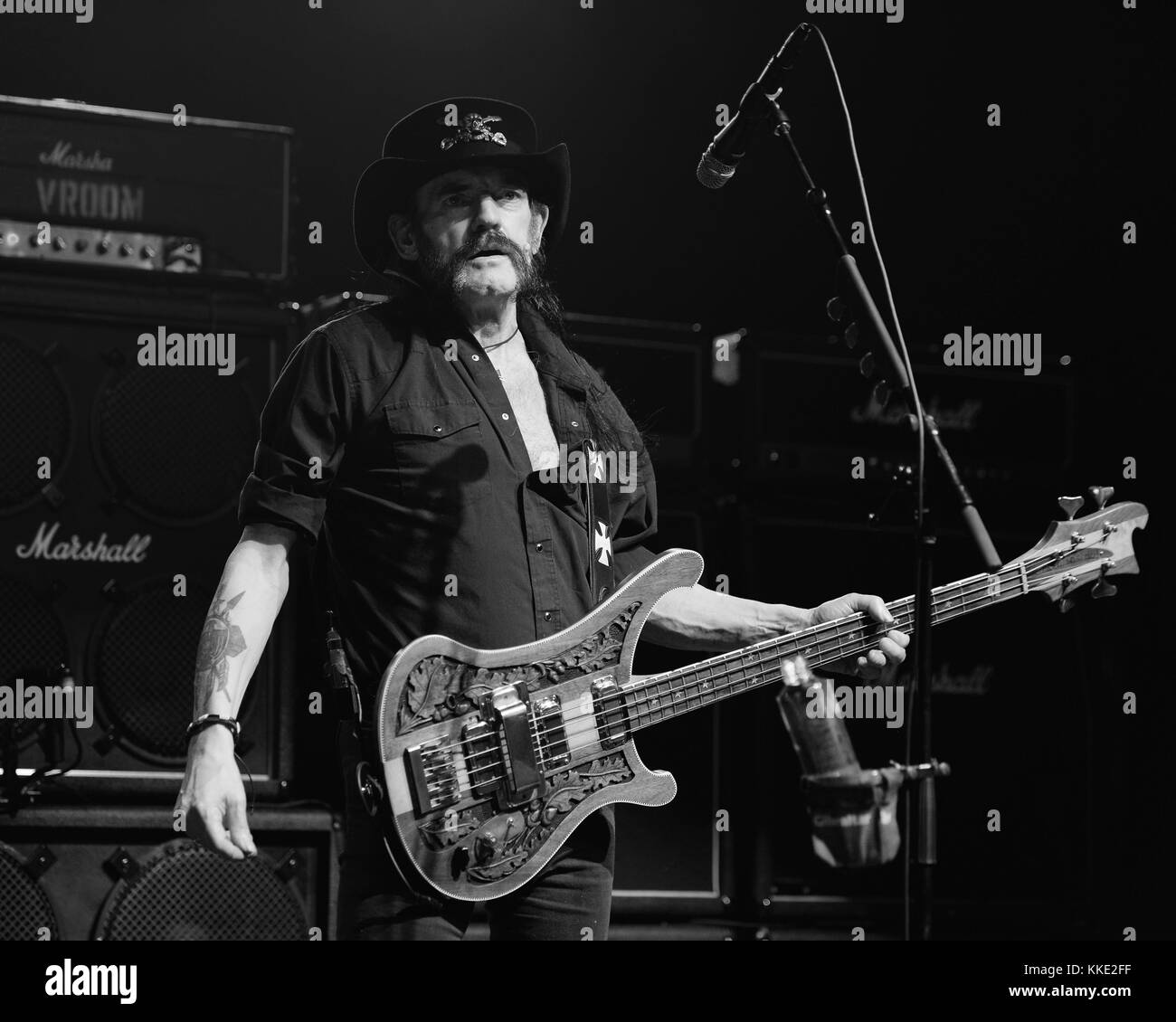 POMPANO BEACH, FL SEPTEMBER 26 Lemmy Kilmister of Motorhead performs