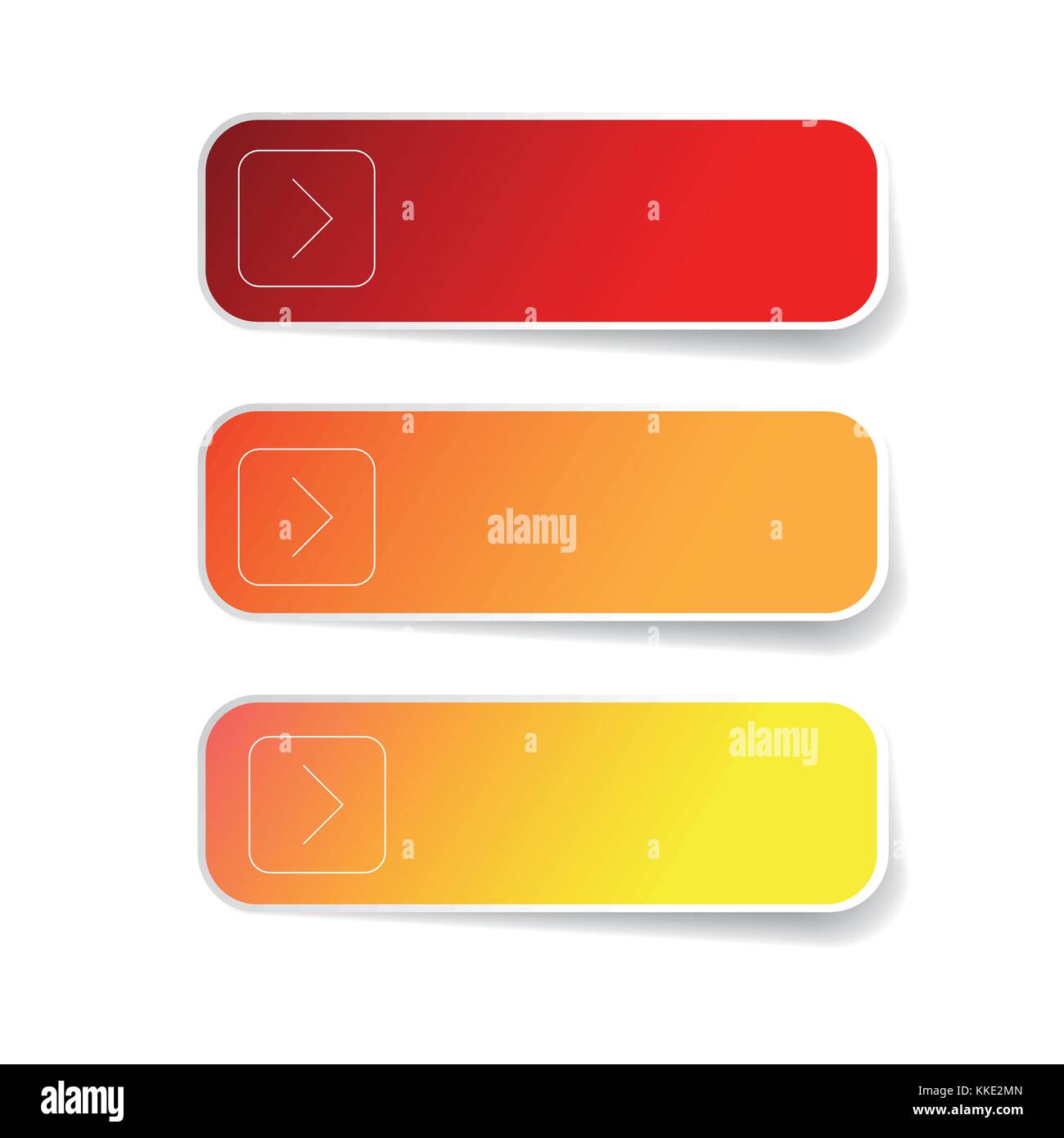 Empty red label set Stock Vector Image & Art - Alamy