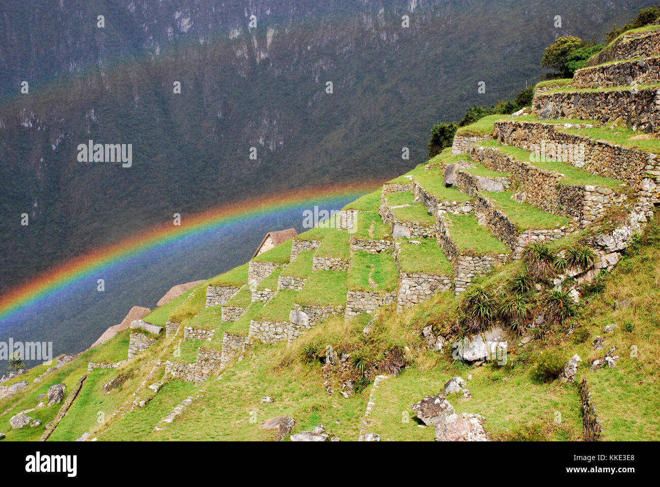 Landscape in Machu Picchu, Peru Stock Photo - Alamy