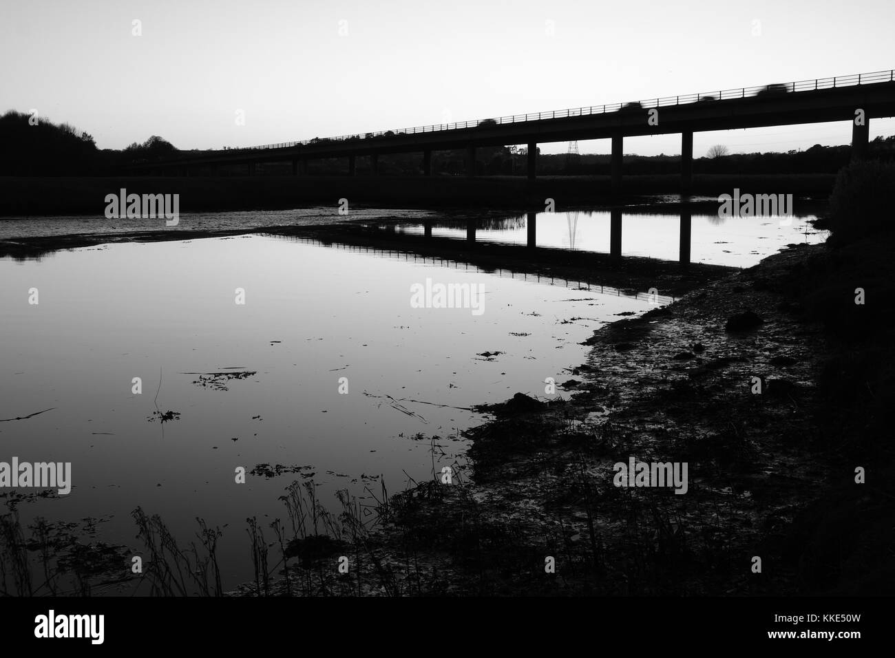 River Teign from Passage House, Hackney, Devon Stock Photo