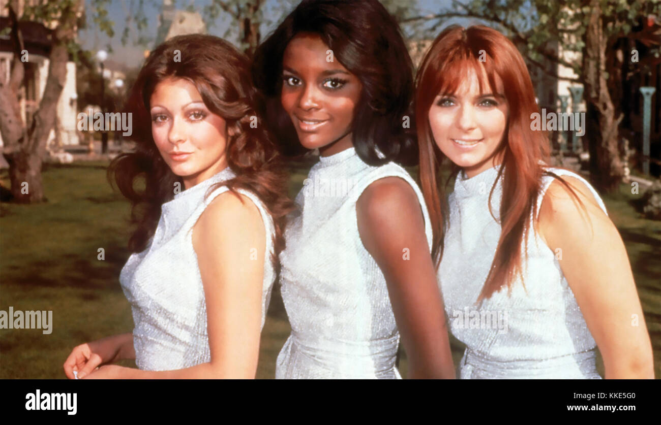 BEYOND THE VALLEY OF THE DOLLS 1970 Twentieth Century Fox film with from left: Cynthia Myers, Marcia McBroom, Dolly Read Stock Photo