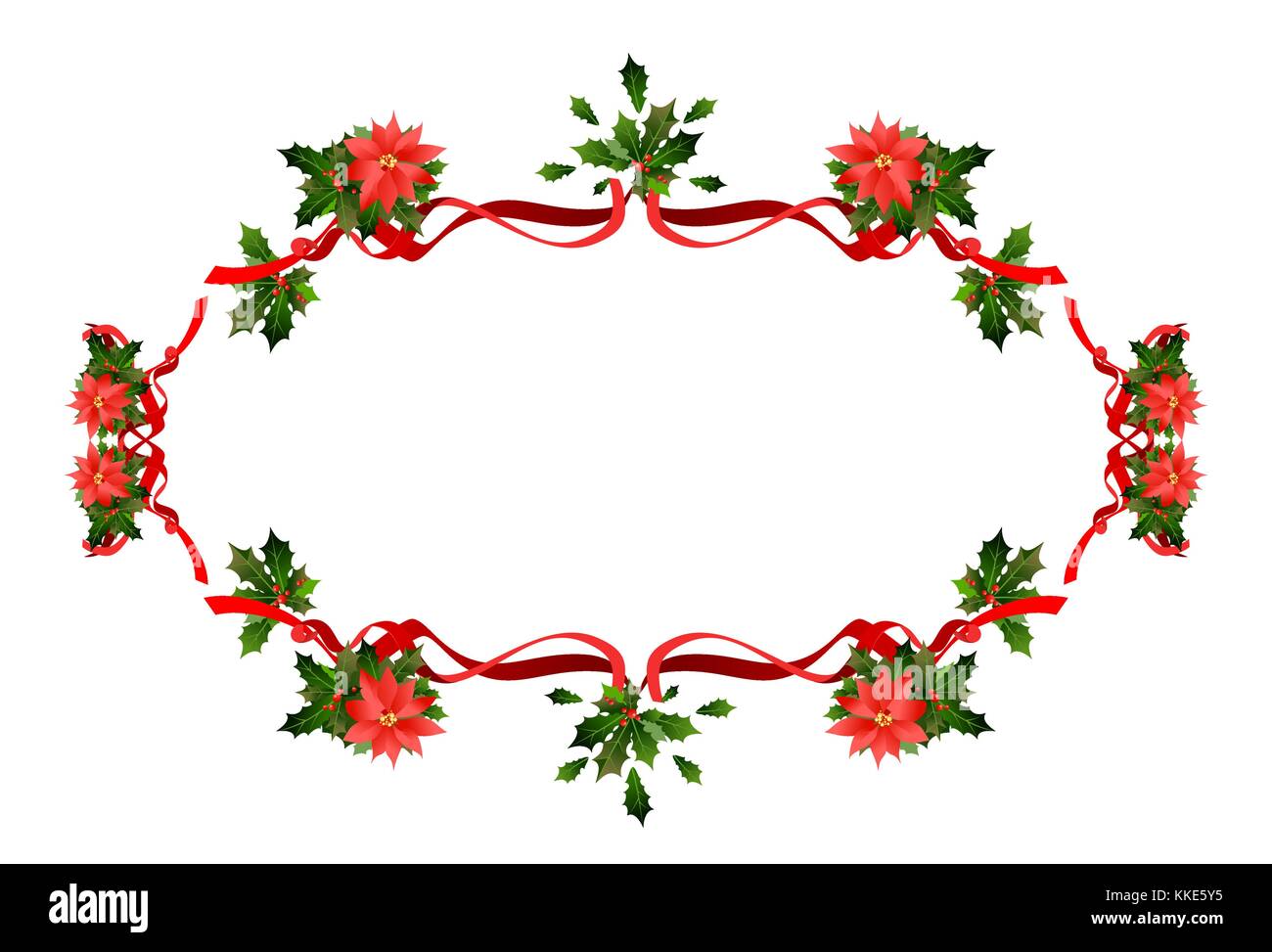 holiday ribbon border clip art