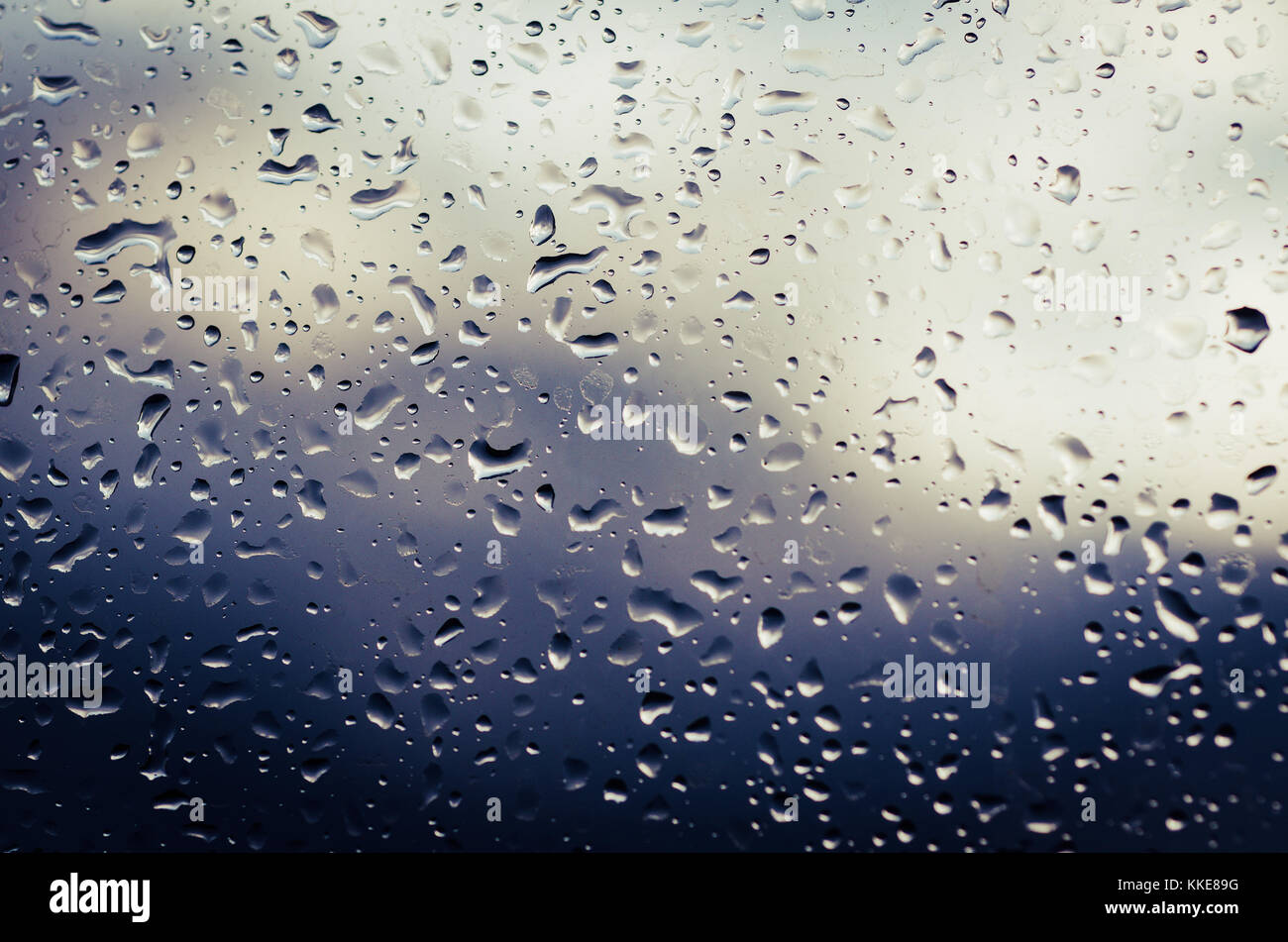 Rainy wet background Stock Photo