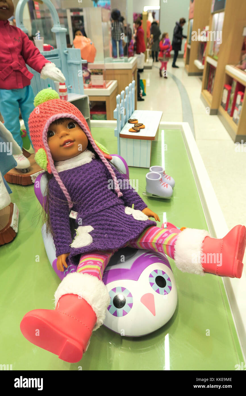 American Girl Store in Rockefeller Center NYC USA Stock Photo