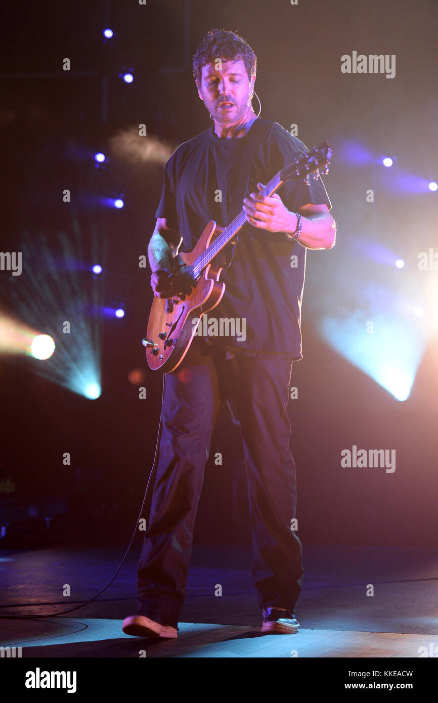 MIAMI FL JUNE 06 Stephan Jenkins of Third Eye Blind performs at Bayfront Park Amphitheater on
