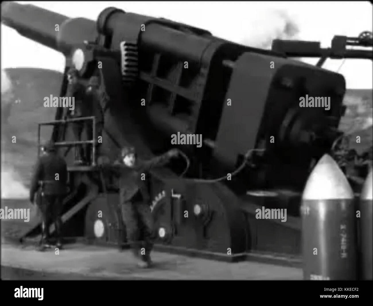 Great Dictator - The Big Bertha - Cannon in the First World War Stock Photo