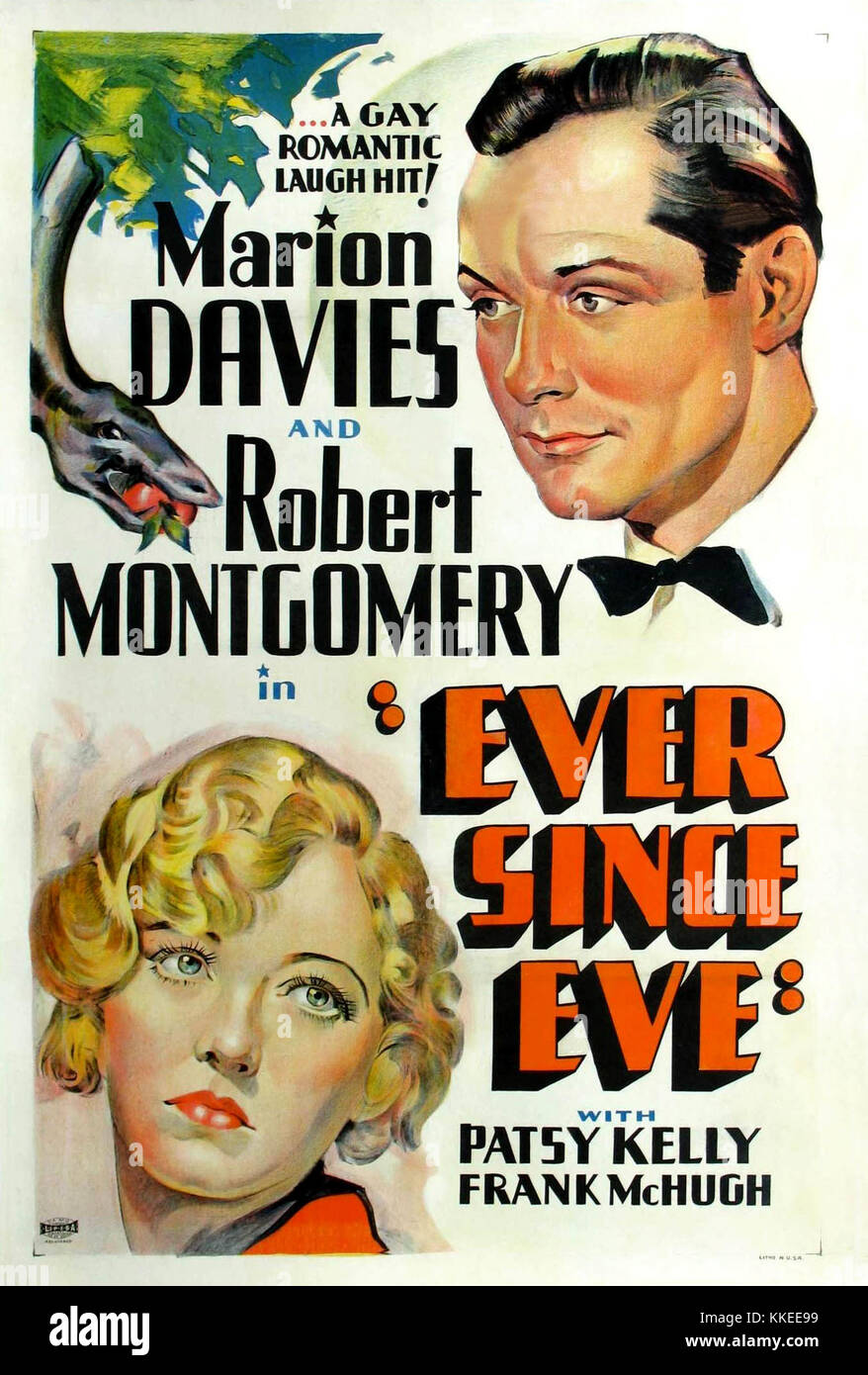 Poster - Ever Since Eve (1937) 01 Stock Photo